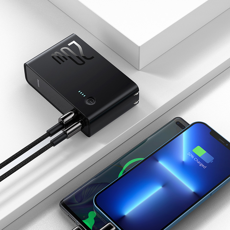 Baseus Power Station 2 Power Bank Adaptor 10000mAh 20W CN Black