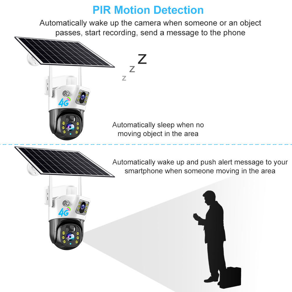 PRODO SOLAR 4GSIM CCTV CAMERA ABT-H9