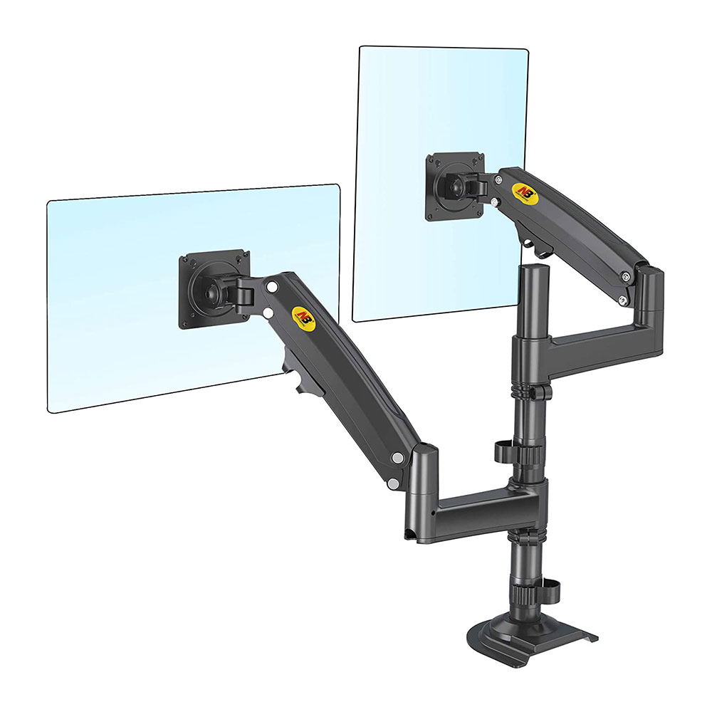 DUAL ARM NB H180/B MONITOR STAND