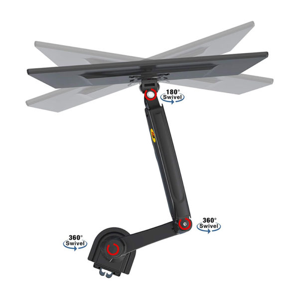 DUAL ARM NB H180/B MONITOR STAND