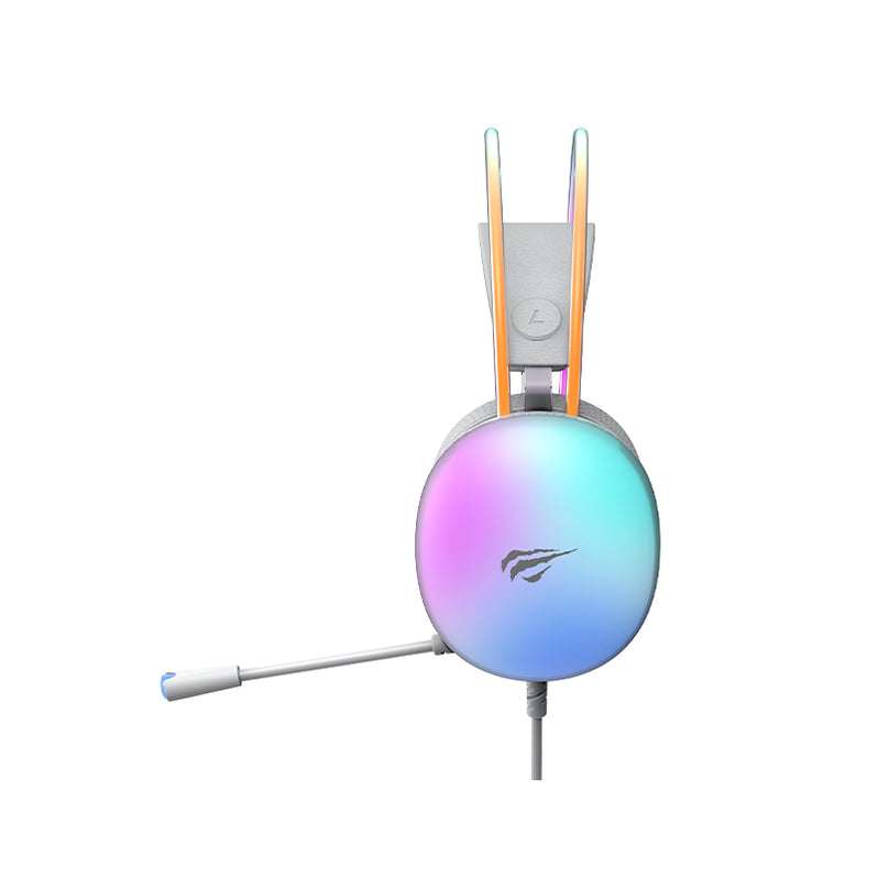 HAVIT GAMING HEADPHONE WITH RGB WHITE H2037d