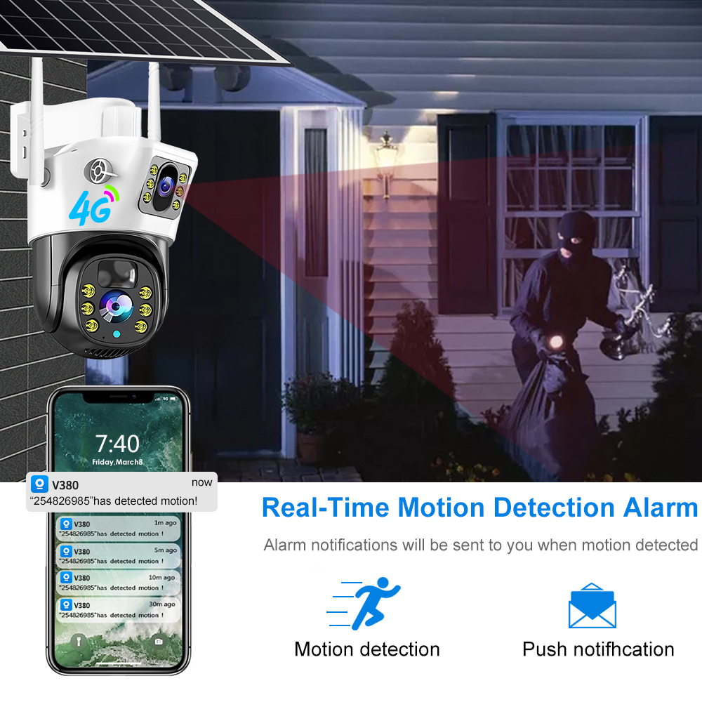 PRODO SOLAR 4GSIM CCTV CAMERA ABT-H9
