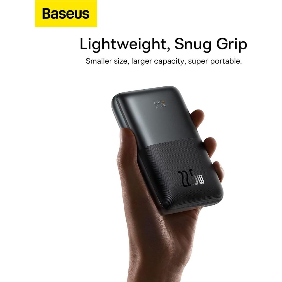 Baseus Bipow Pro Digital Display Fast Charge Power Bank 20000mAh 22.5W Black