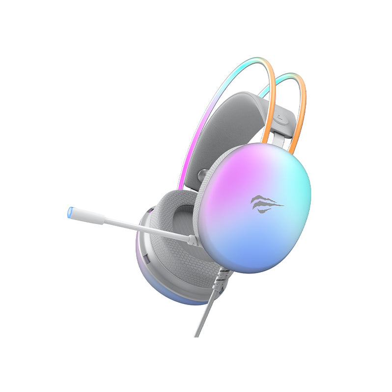 HAVIT GAMING HEADPHONE WITH RGB WHITE H2037d