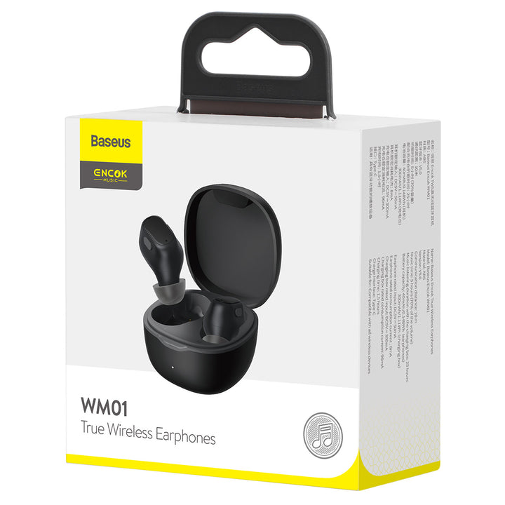 Baseus Encok True Wireless Earphones WM01 Black