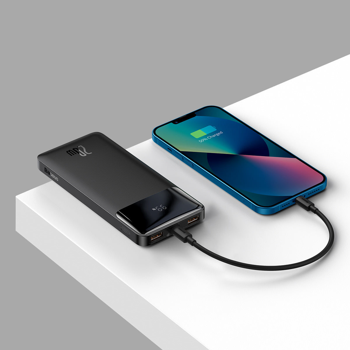 Baseus Bipow Digital Display Power bank 10000mAh 20W Black