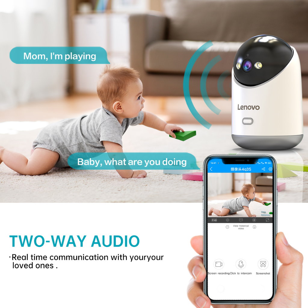 LENOVO 4MP INDOOR WIFI CAMERA