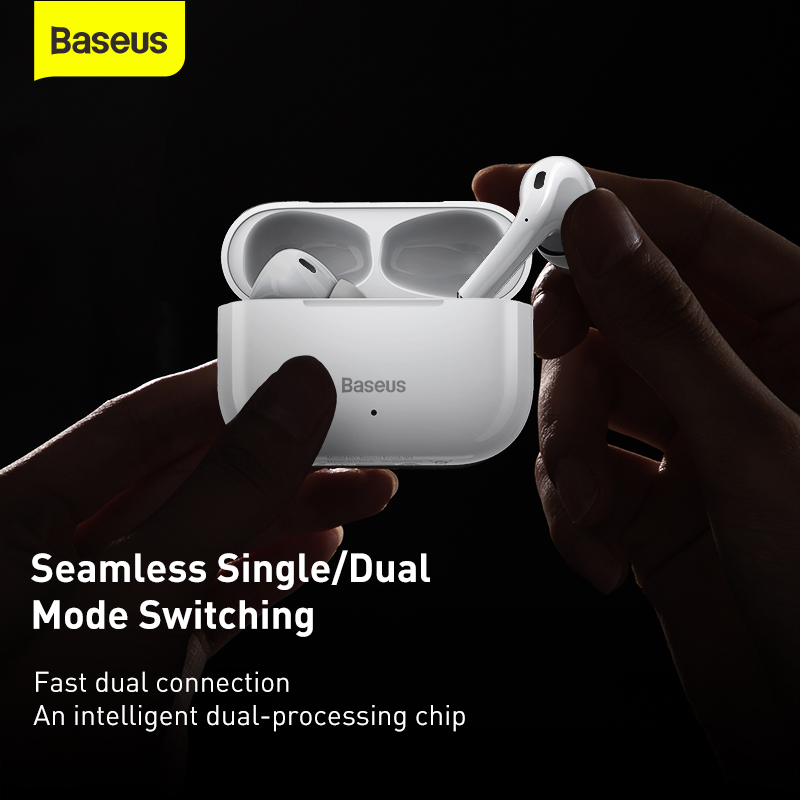 Baseus Encok True Wireless Earphones W3 White